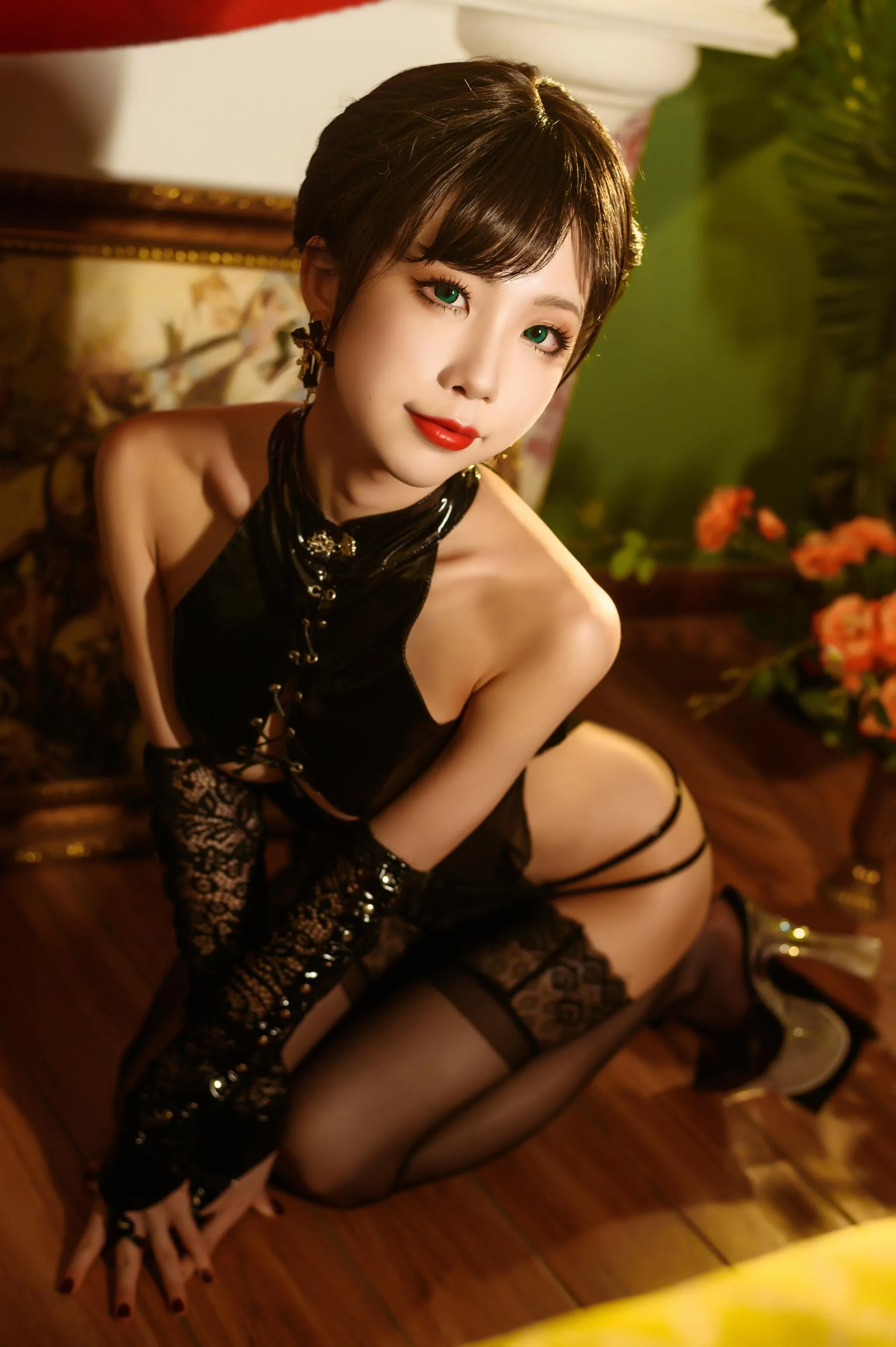 水淼Aqua – NO.50 旗袍复古 [28P]插图